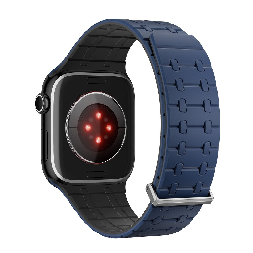 Bracelet de montre magnétique en silicone AP compatible avec l’Apple Watch