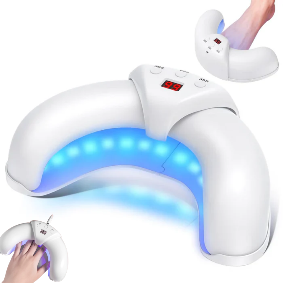 Sistema de terapia láser para los hongos de las uñas LuminNail — 905 nm y 470 nm