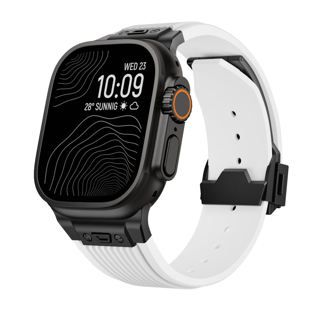 AeroLine silikonrem til Apple Watch — ergonomisk bue, strømlinjeformet profil