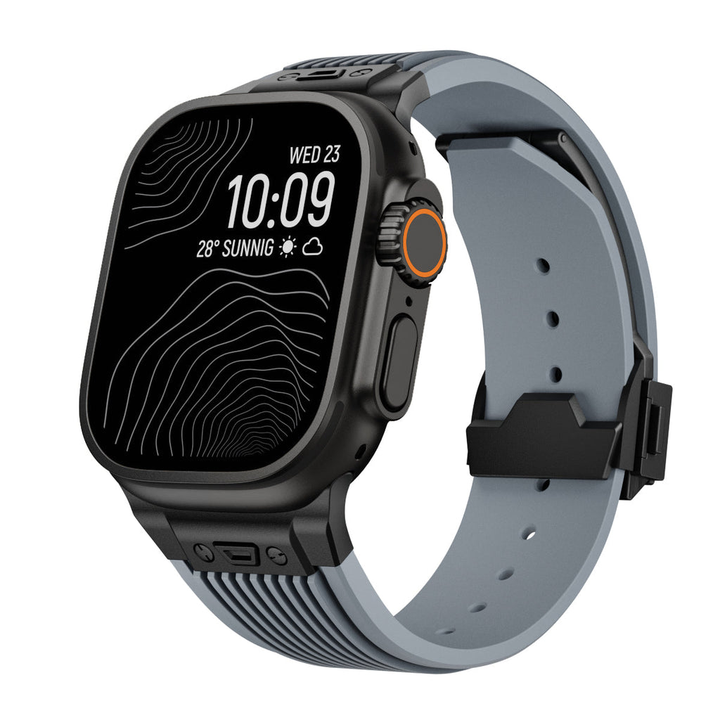 AeroLine silikonrem til Apple Watch — ergonomisk bue, strømlinjeformet profil
