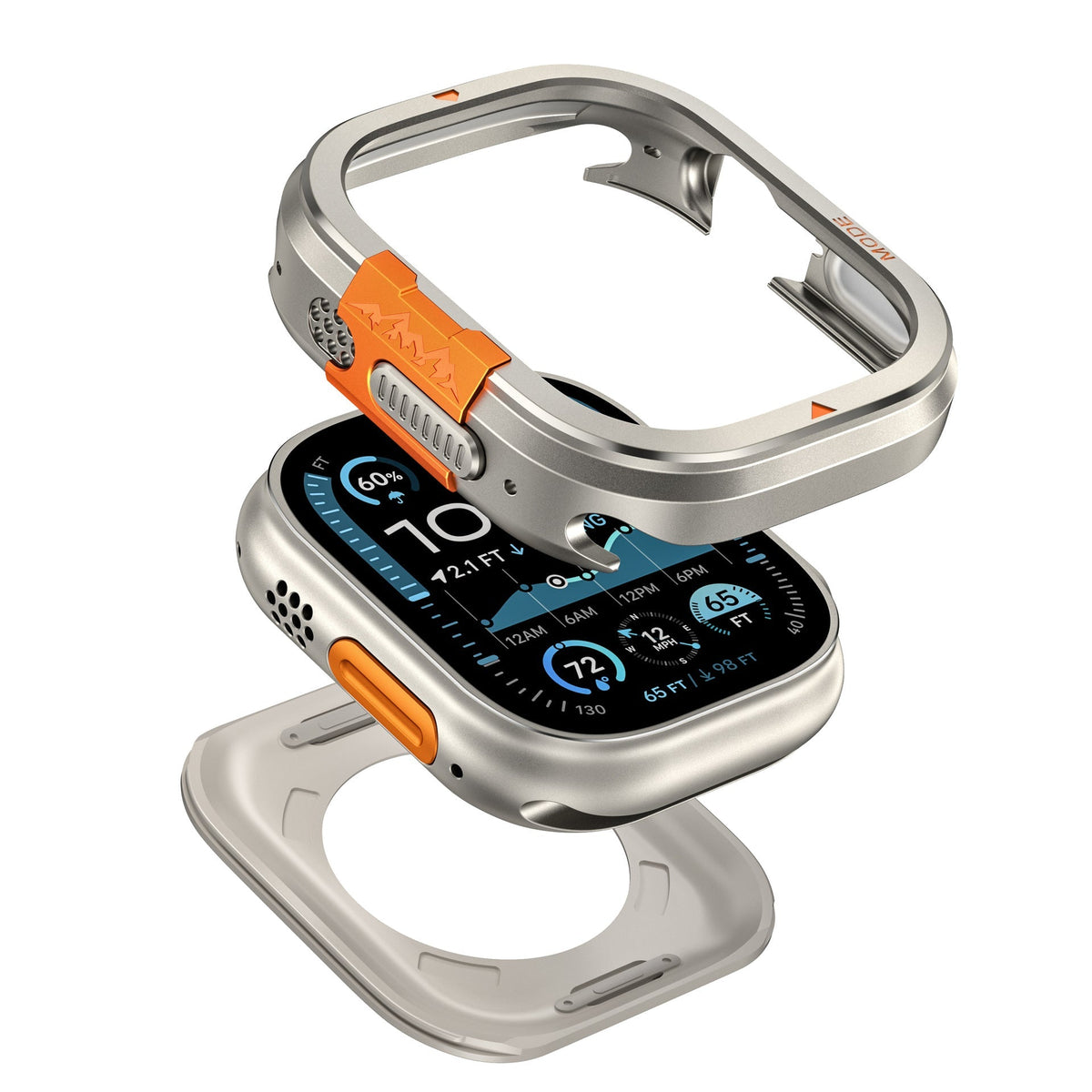 Alpine Metallgehäuse für die Apple Watch — robuste Schutzhülle