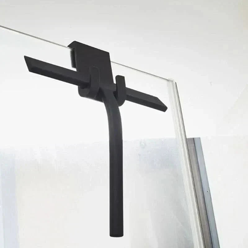 Spingiacqua AeroGlide in acciaio inossidabile antiruggine — Compatto, finitura nera