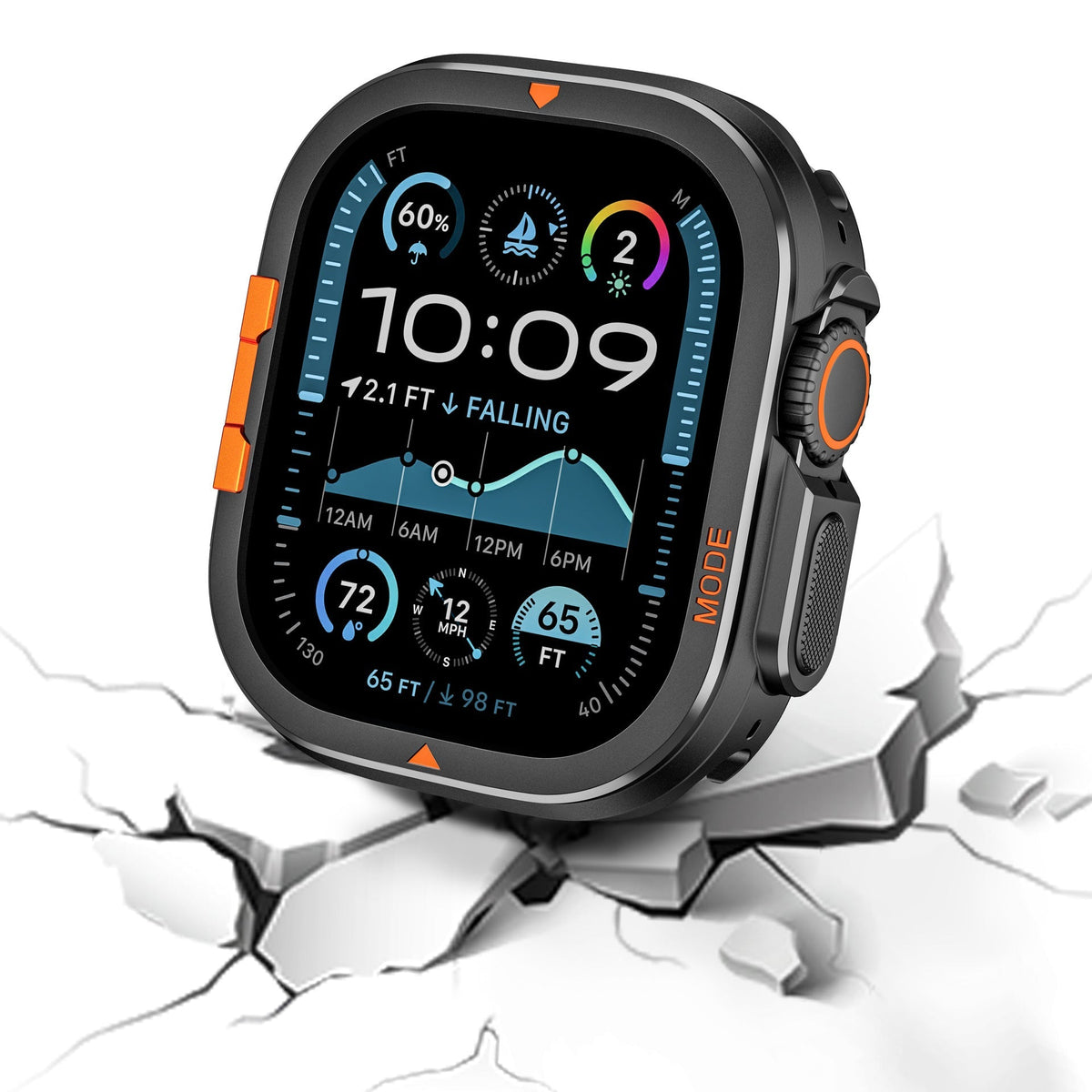 Alpine Metallgehäuse für die Apple Watch — robuste Schutzhülle
