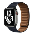 Mágneses bőr Apple Watch Link szíj — az 1-11. sorozattal kompatibilis