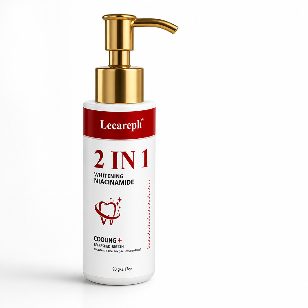 Niacinamide & Hydroxyapatite Whitening Toothpaste (Pump Dispenser) | livraina