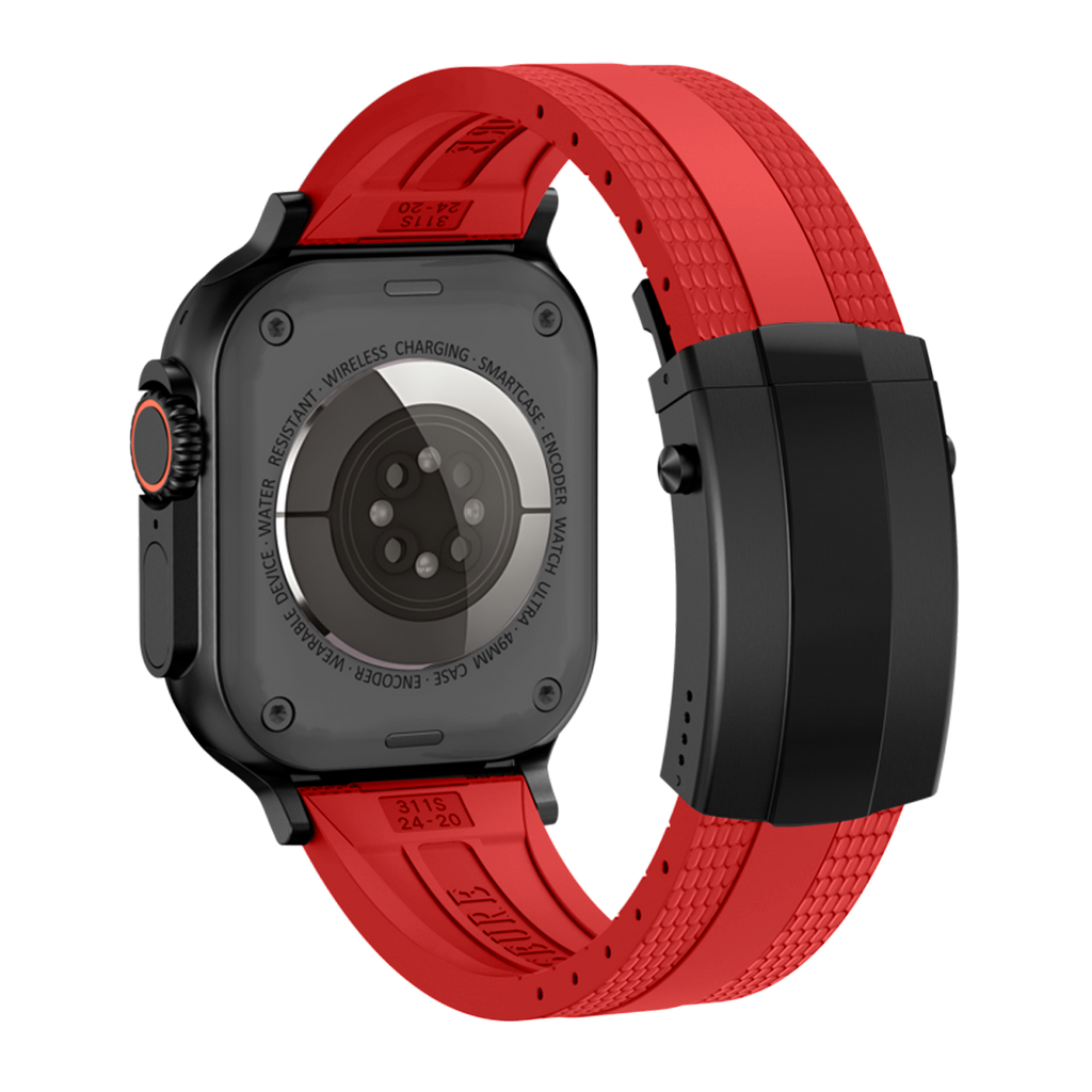 Cinturino Apple Watch Ocean Luxe — Chiusura pieghevole, tonalità marine