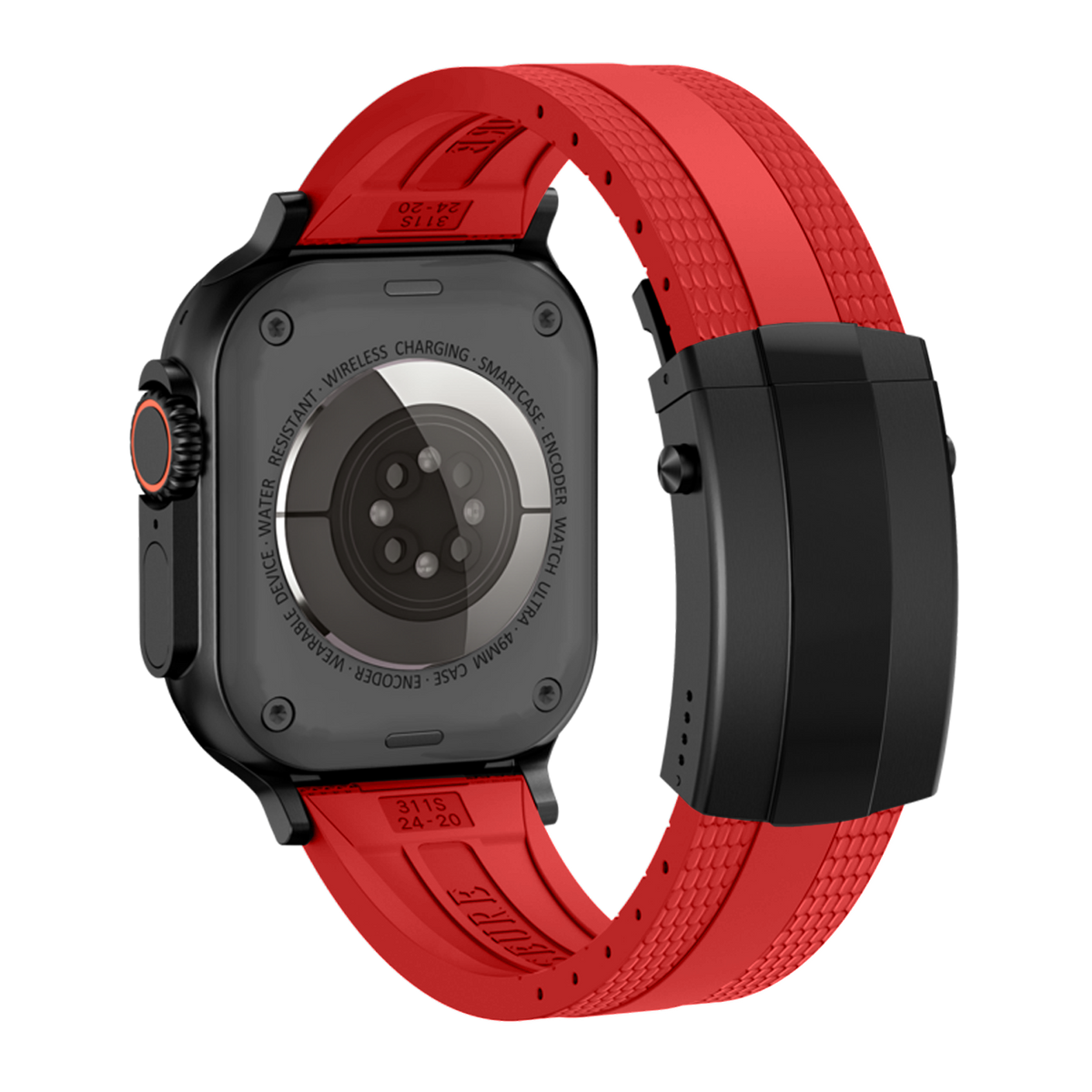 Cinturino Apple Watch Ocean Luxe — Chiusura pieghevole, tonalità marine