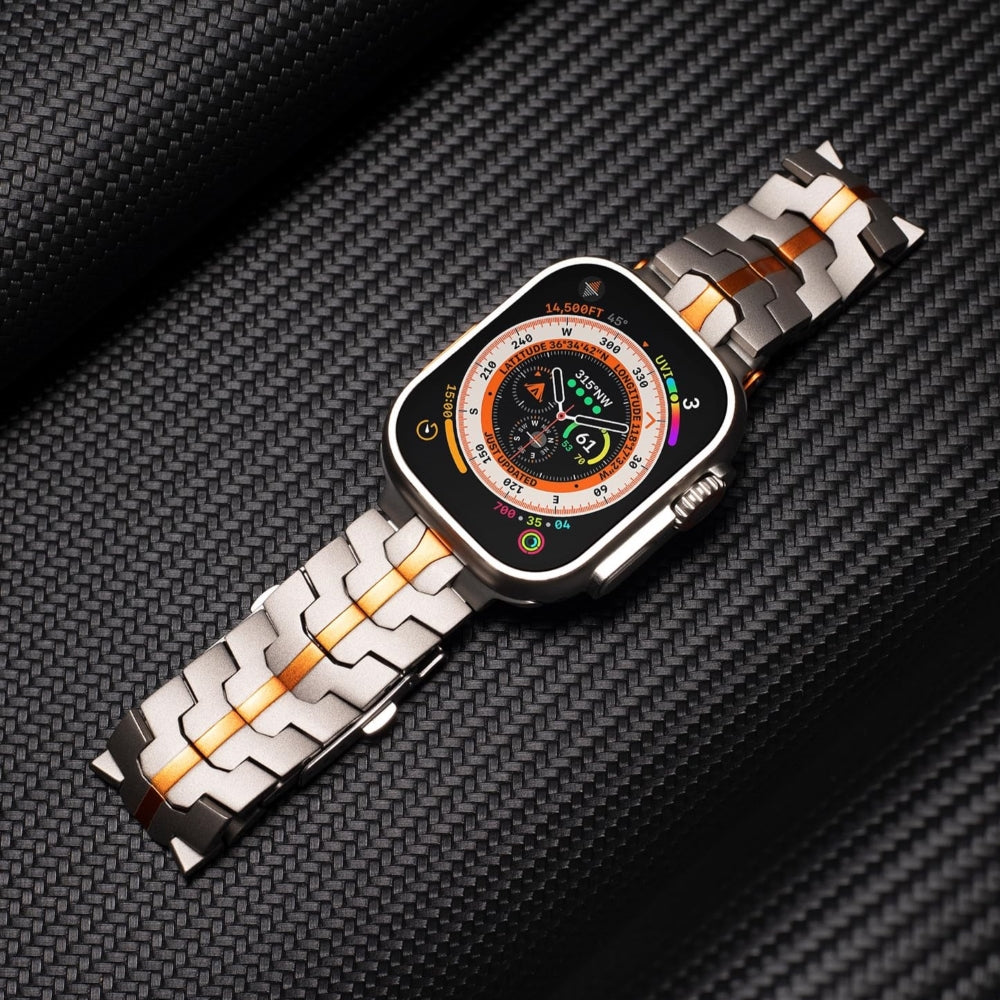Cinturino in titanio per Apple Watch — Stile leggero e resistente