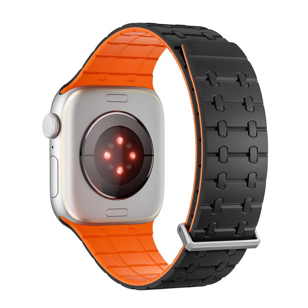 Bracelet de montre magnétique en silicone AP compatible avec l’Apple Watch