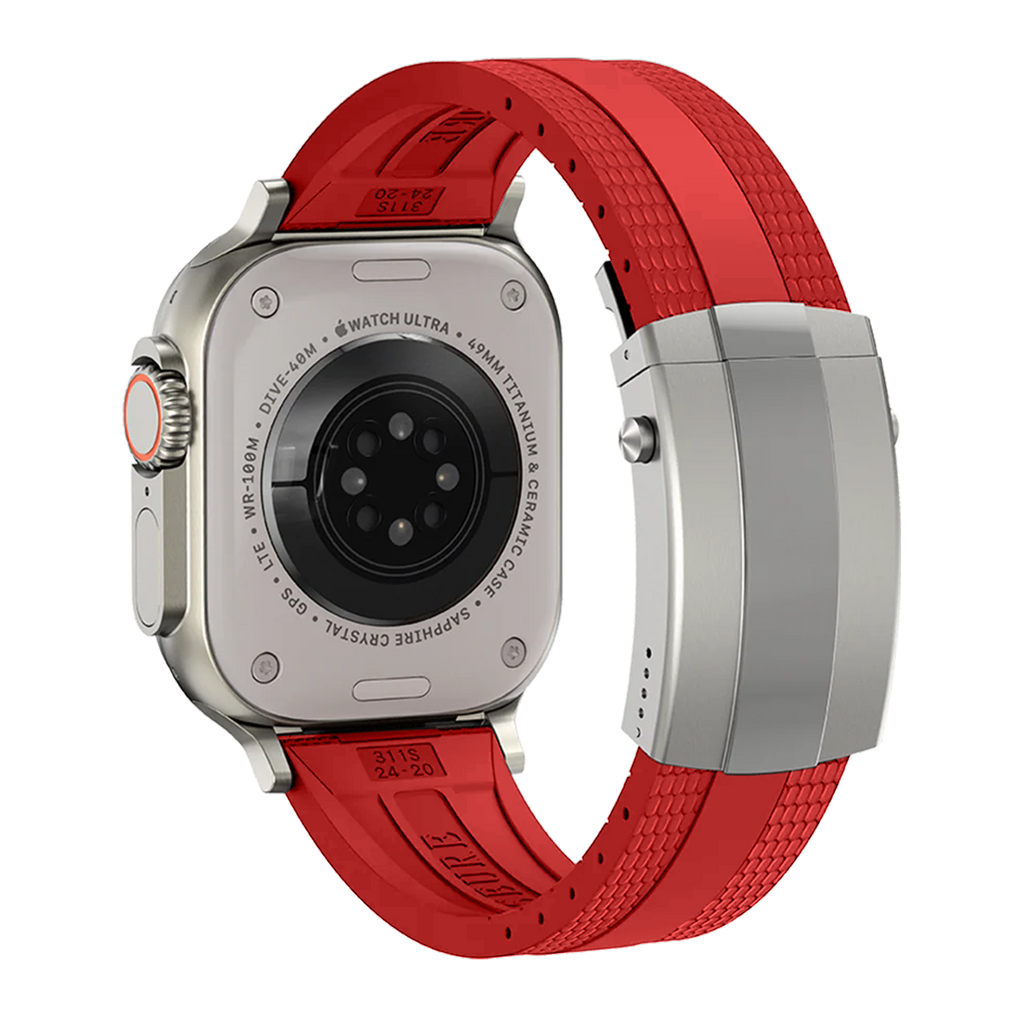 Cinturino Apple Watch Ocean Luxe — Chiusura pieghevole, tonalità marine