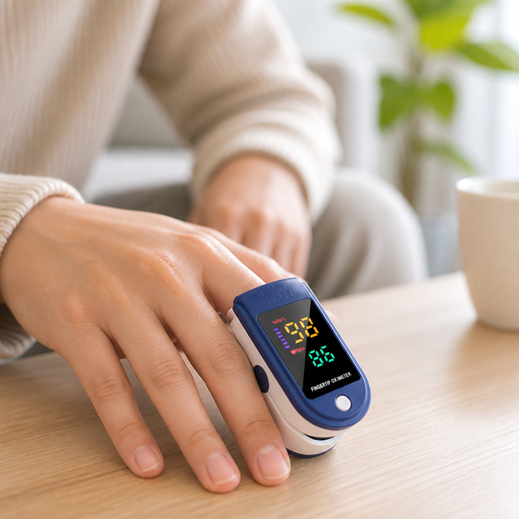 Non-Invasive LED Finger Pulse Oximeter | livraina