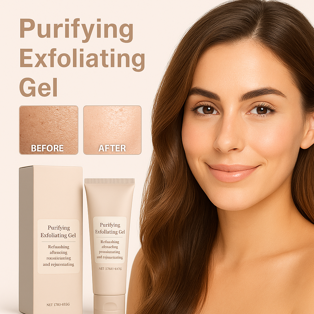 Gel exfoliant LumaGlow en une minute pour une peau plus lisse et éclatante