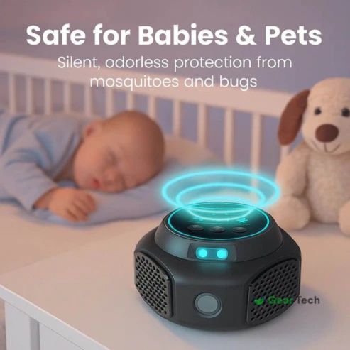 Υπερηχητικό απωθητικό αρουραίων με σύνδεση στην πρίζα 25–45 KHz, 3200 Sq Ft