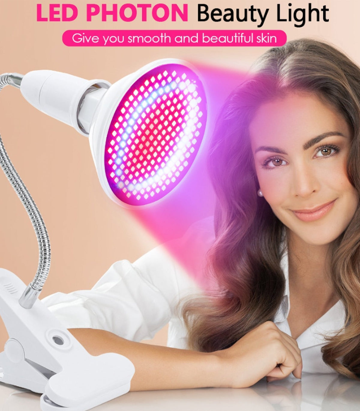 Lámpara de terapia de luz roja VitalGlow — 660nm y 850nm, infrarrojo cercano