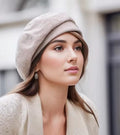 Gorra parisina chic para mujer — tejido suave y transpirable, talla única