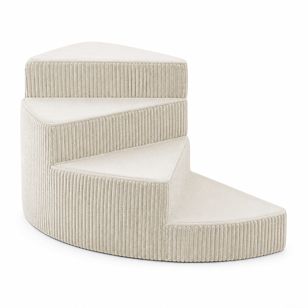Orthopedic Non-Slip Foam Dog Stairs (Space-Saving) | livraina