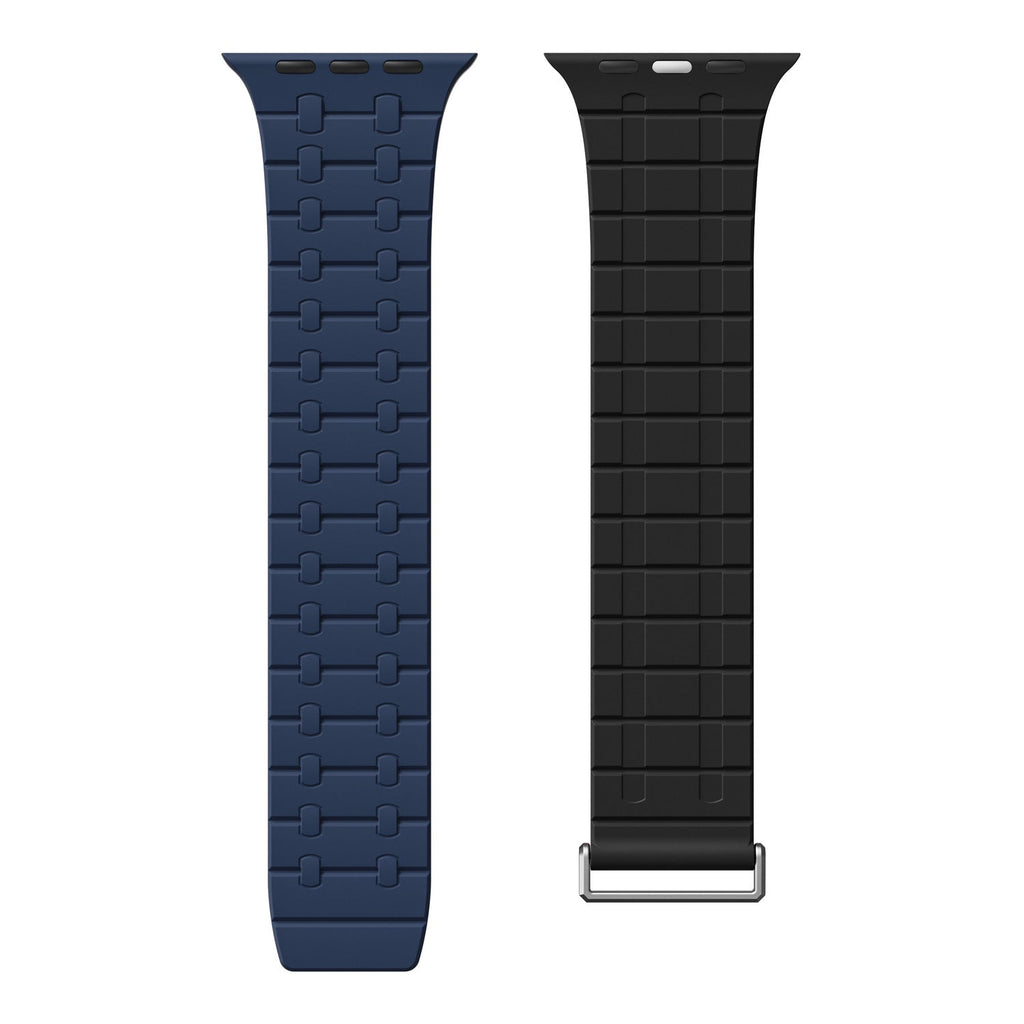 Bracelet de montre magnétique en silicone AP compatible avec l’Apple Watch