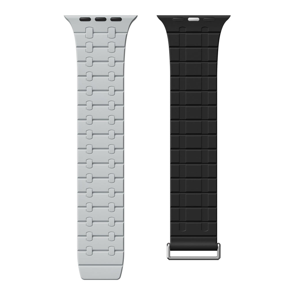 Bracelet de montre magnétique en silicone AP compatible avec l’Apple Watch
