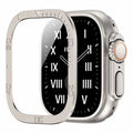 Skärmskydd i härdat glas för Apple Watch Ultra 49 mm, metallram