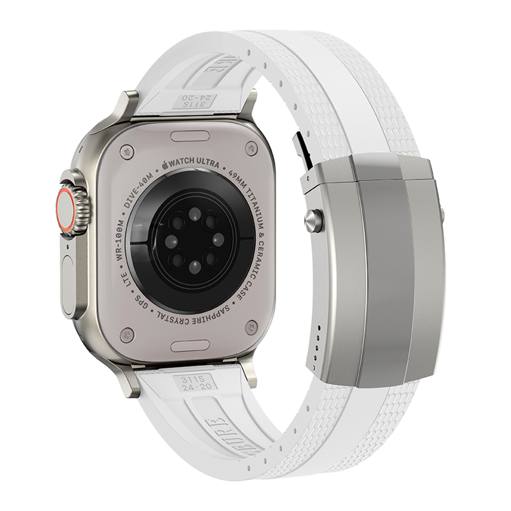 Cinturino Apple Watch Ocean Luxe — Chiusura pieghevole, tonalità marine