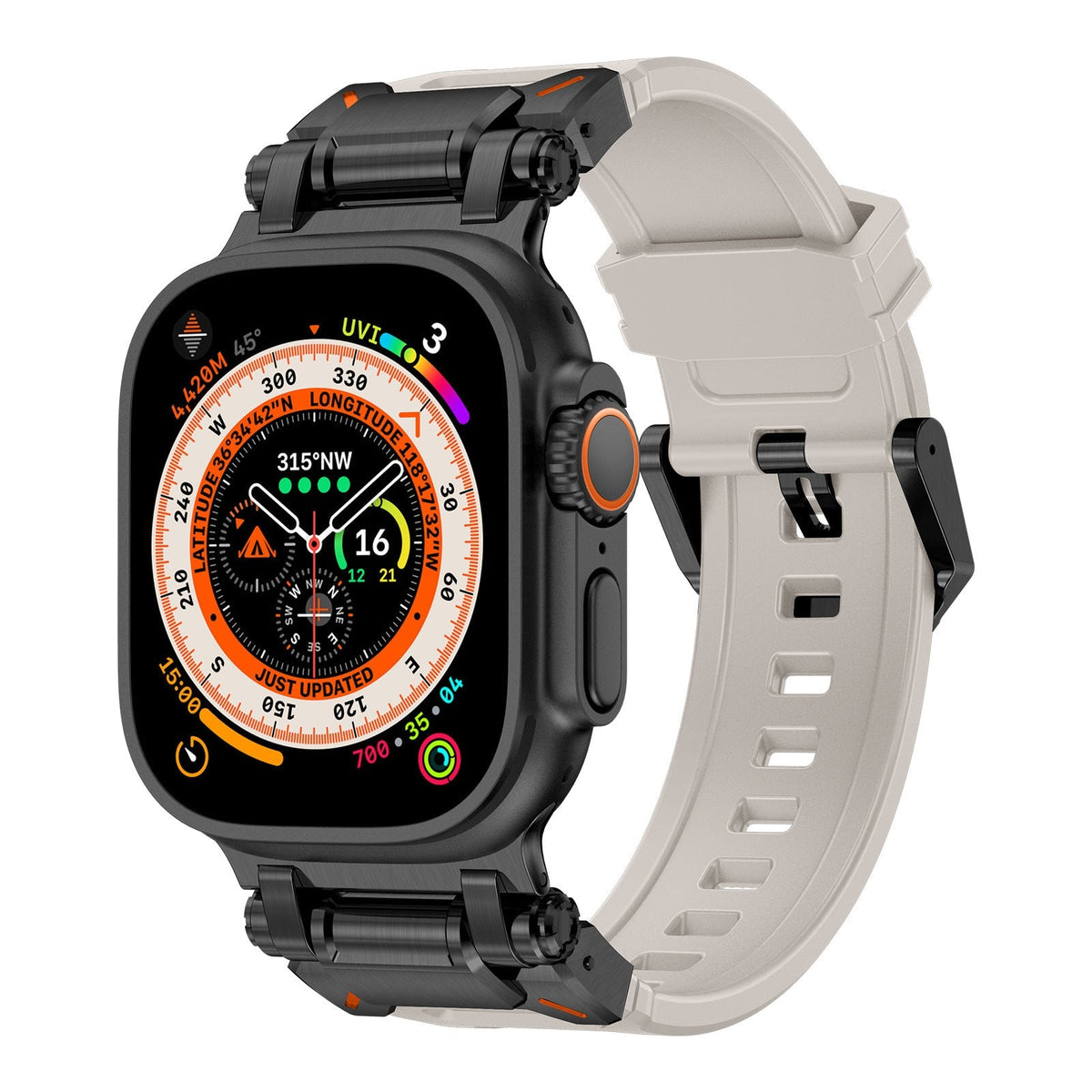 سوار سيليكون بديل Explorer لساعة Apple Watch