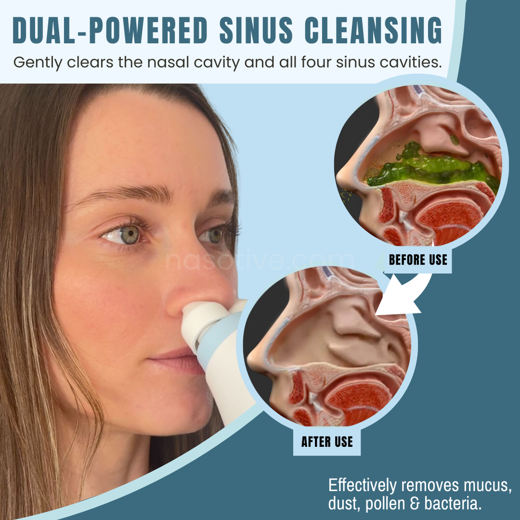 ClearBreathe Dual-Action Nasal Cleaner — Rinse & Gentle Suction