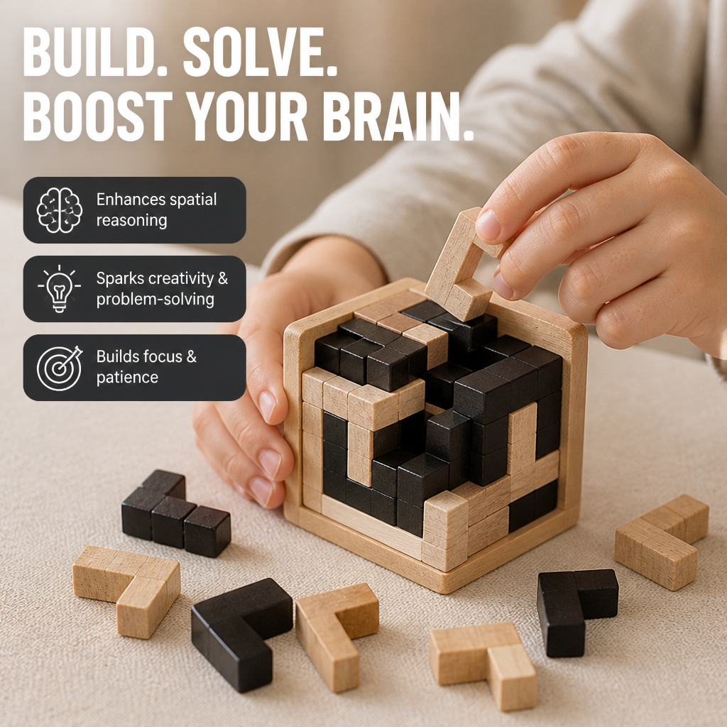 NeuroCraft MindCube | Unlock Laser Focus and Ignite Your Creative Genius | livraina
