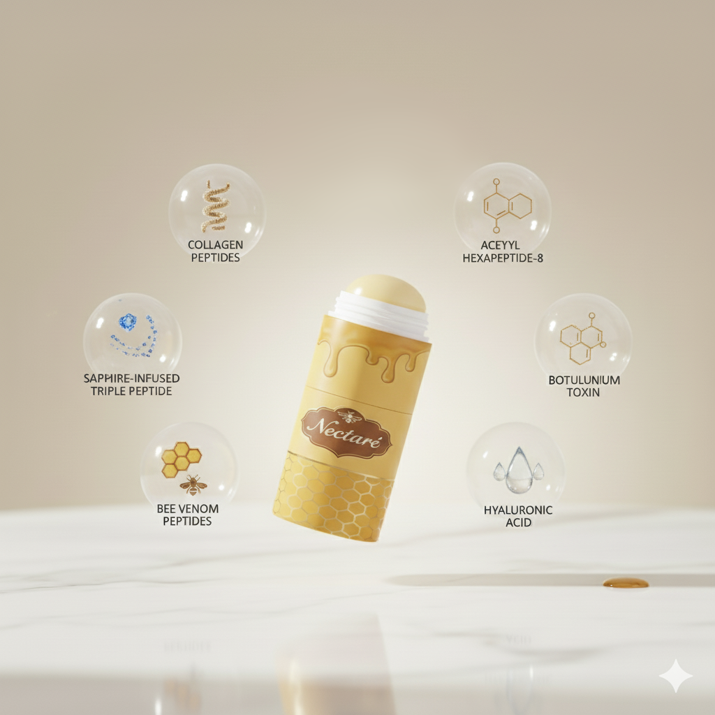 Stick sérum anti-âge Nexa — Soin raffermissant aux triples peptides