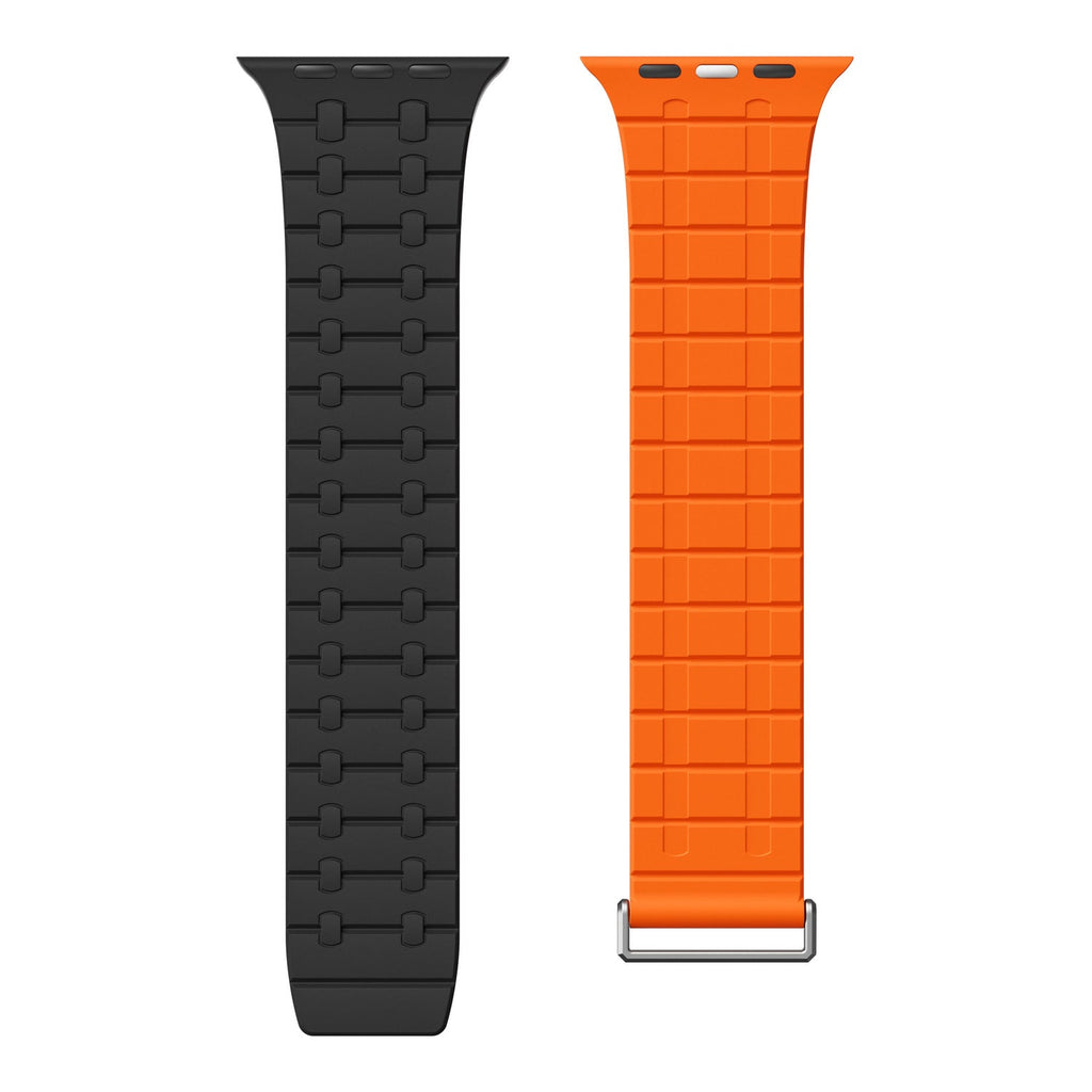 Bracelet de montre magnétique en silicone AP compatible avec l’Apple Watch
