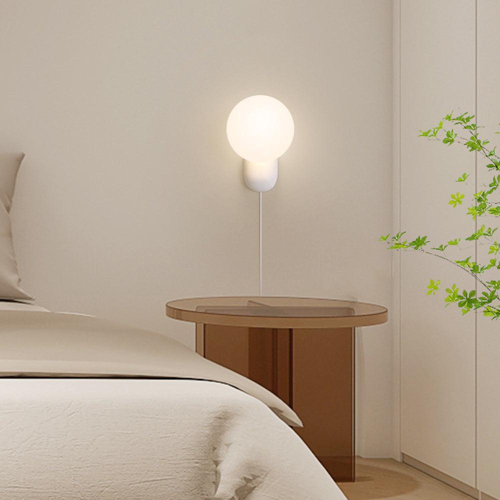 Cremefarbene Wandleuchten für das Schlafzimmer | livraina