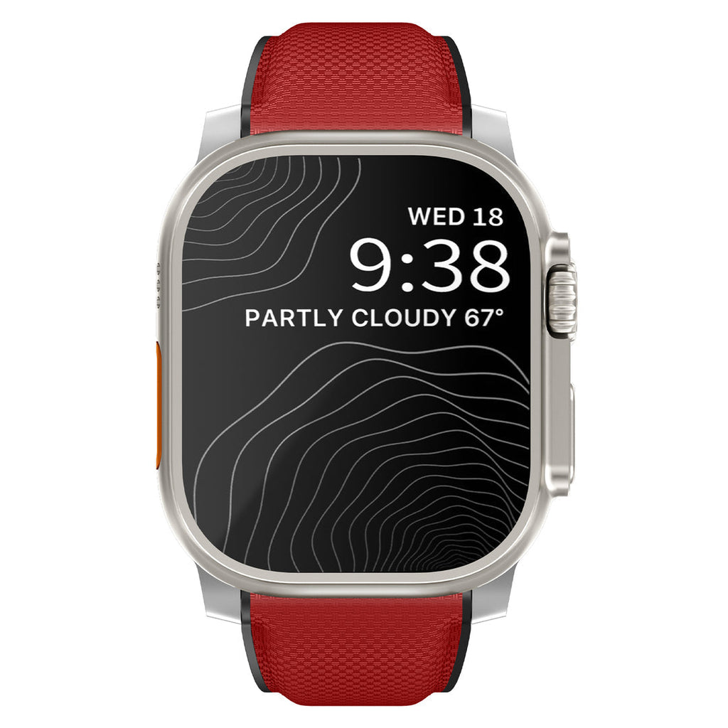 Cinturino Premium R per Apple Watch — Ipoallergenico, resistente ai raggi UV