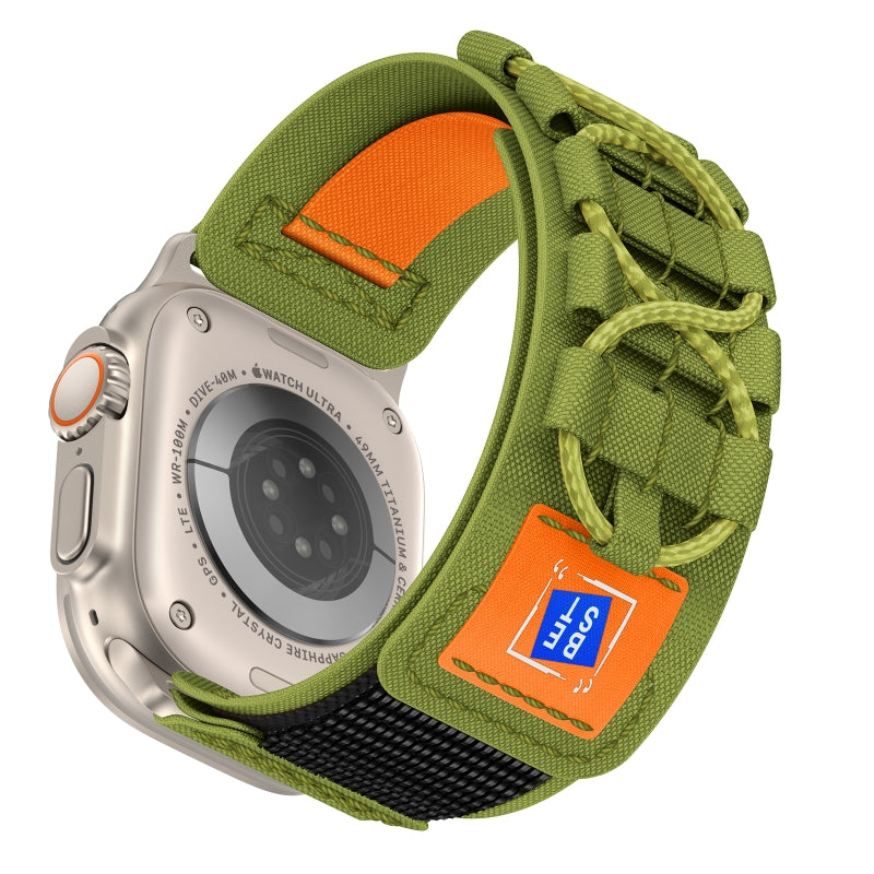 רצועת ניילון קשיחה לשעון Apple Watch — עיצוב טקטי לשטח