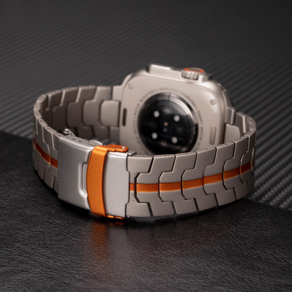 Cinturino in titanio per Apple Watch — Stile leggero e resistente