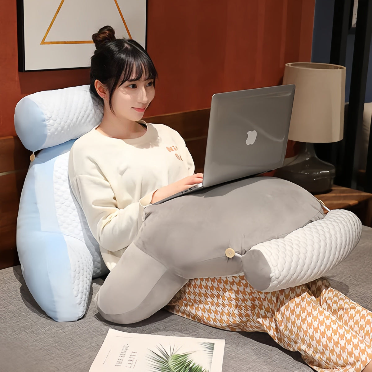 Almofada ergonómica Nimbus Rest para conforto das costas e do pescoço