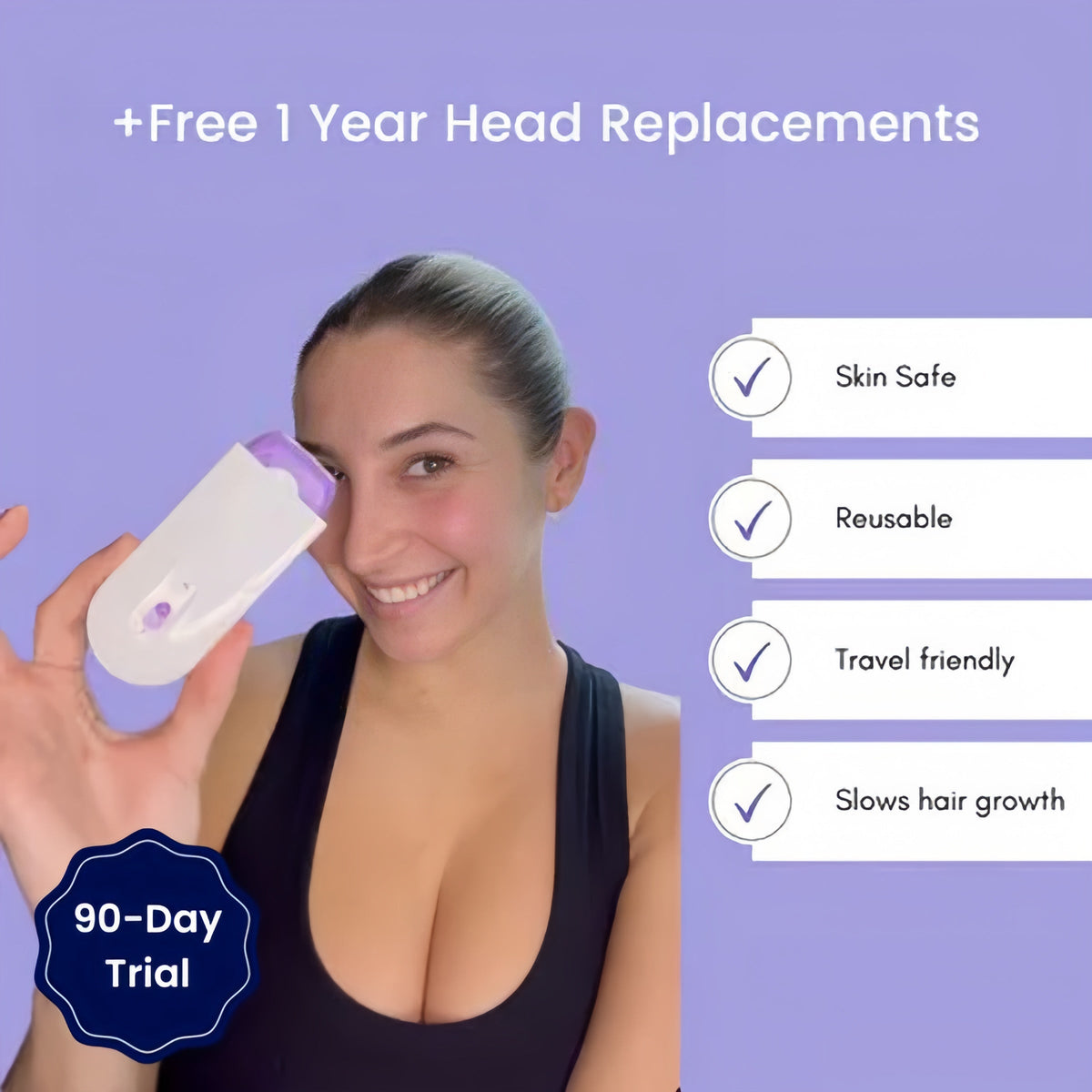 GlowPulse Full-Body Hair Removal — Smooth Skin, Zero Irritation