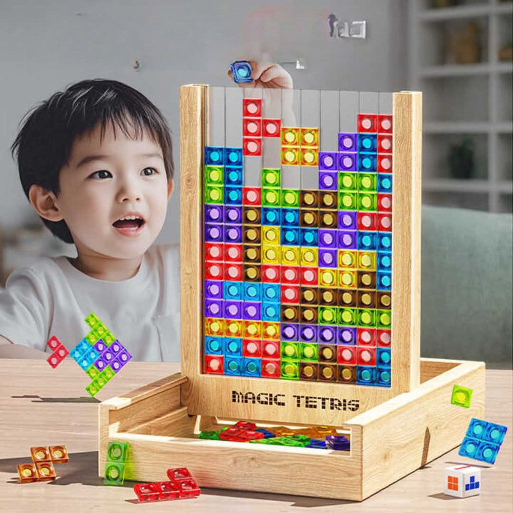 VerdantBlock Tetris-tábla — környezetbarát családi építőkocka-fejtörő