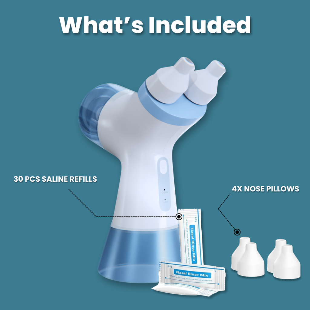 ClearBreathe Dual-Action Nasal Cleaner — Rinse & Gentle Suction