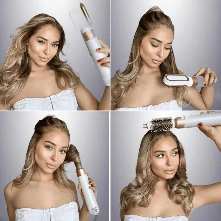 AeroLux 4-i-1-hårstyler - tørk, krøll, rett ut og gi volum