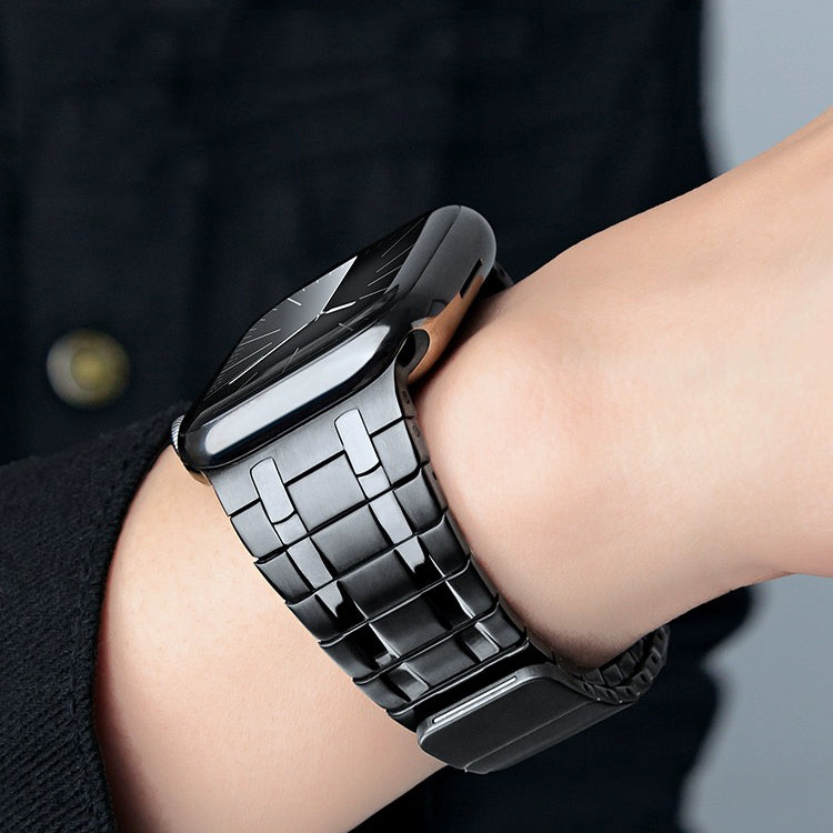 Apex mágneses rozsdamentes acél Apple Watch-pánt — matt felület