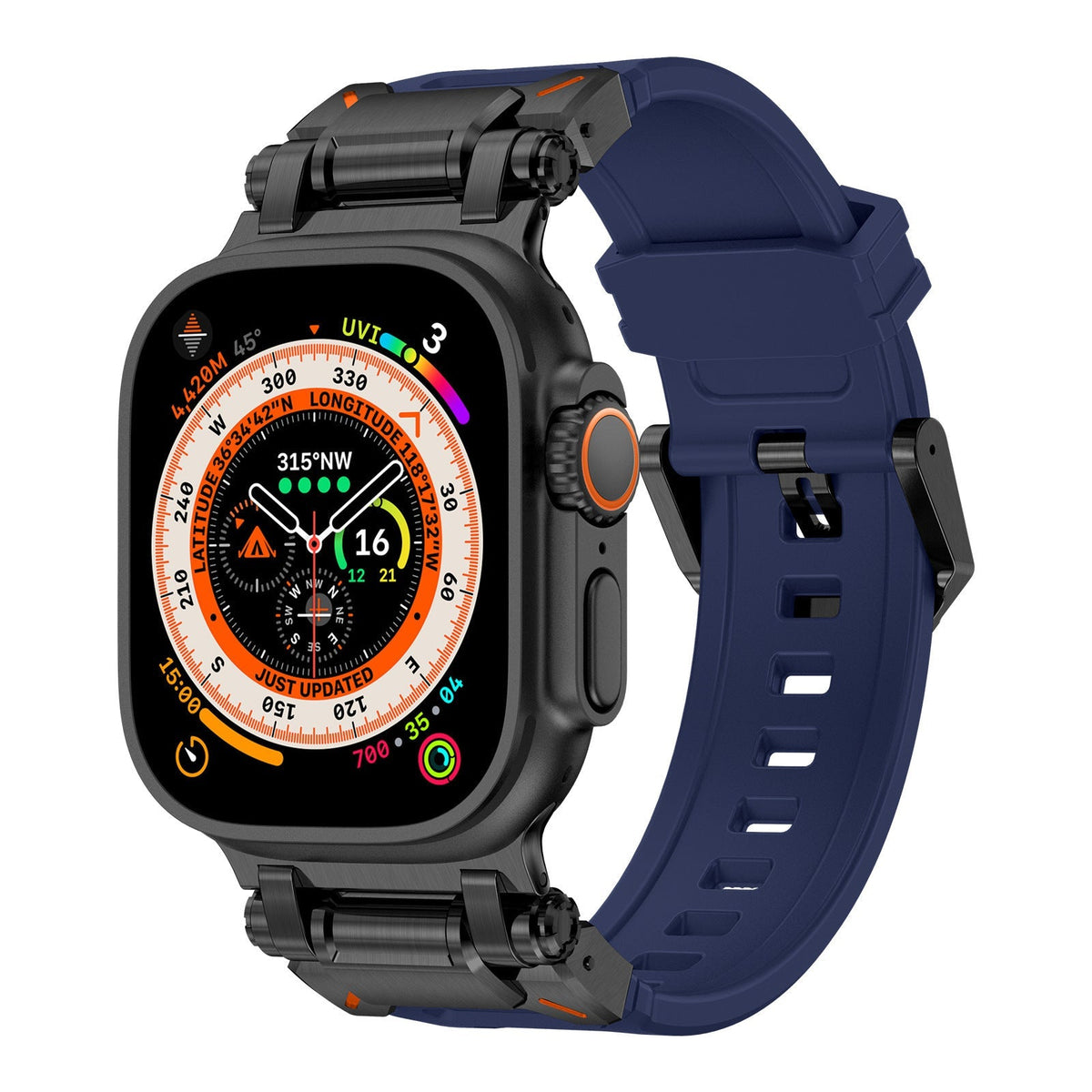 سوار سيليكون بديل Explorer لساعة Apple Watch