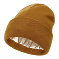 Astra Silk Winter Hat — Wool Blend, Anti-Frizz Hair Protection