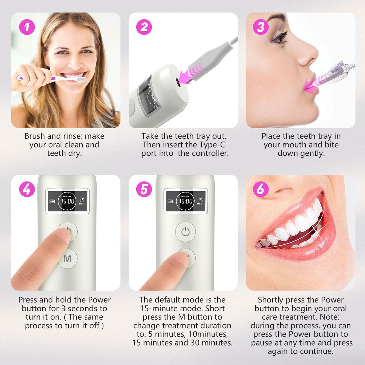 Red Light Gum Therapy Device — Gentle Dental Care, 16 LEDs