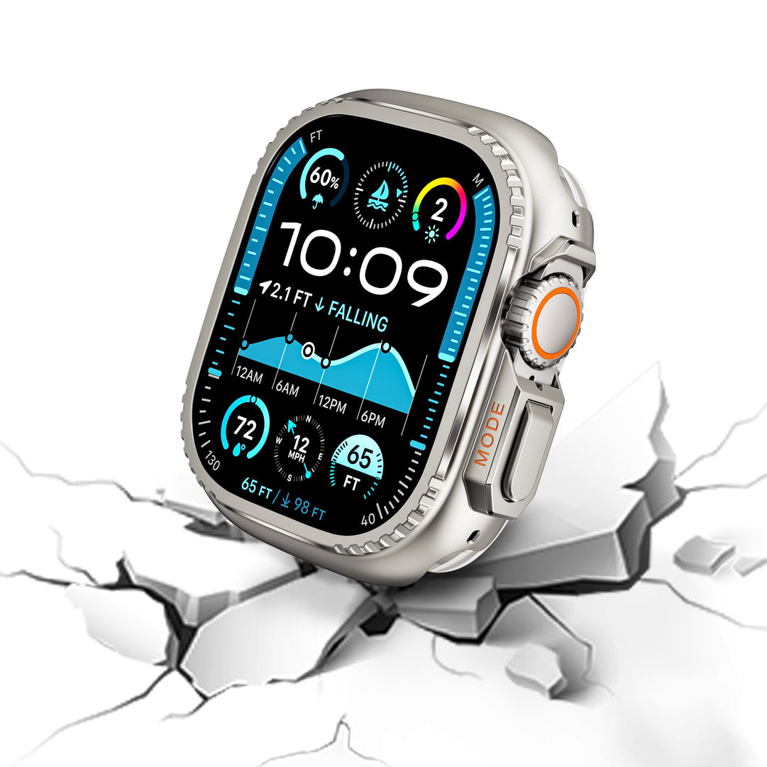 Titan Watch Ultra strapabíró fém tok — ütés- és karcálló