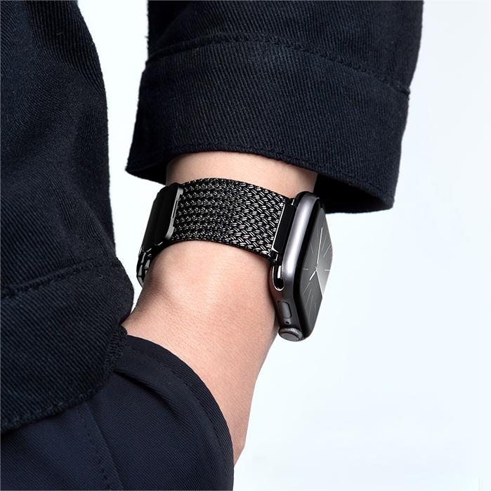 Cinturino magnetico intrecciato di ricambio per accessorio smartwatch Aurora