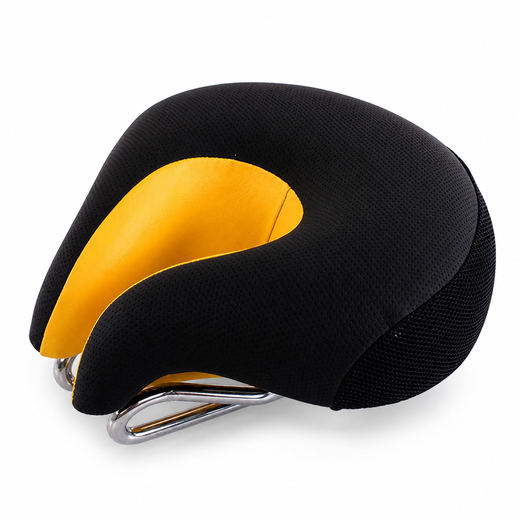Beznosové ergonomické sedlo na horské kolo s odpružením pomocí pružin (20 x 18 cm) | livraina