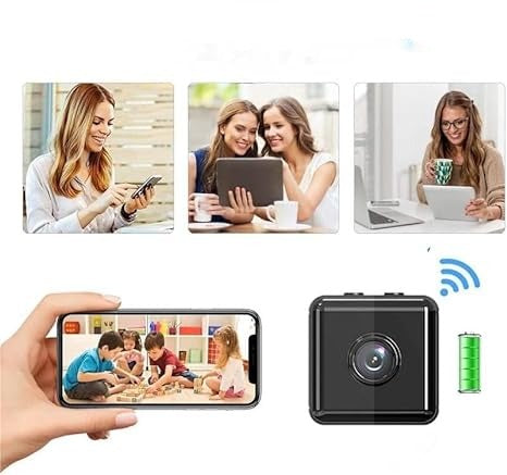 Telecamera Wi-Fi mini SecureView 1080P — Visione notturna, resistente alle intemperie, controllo tramite app