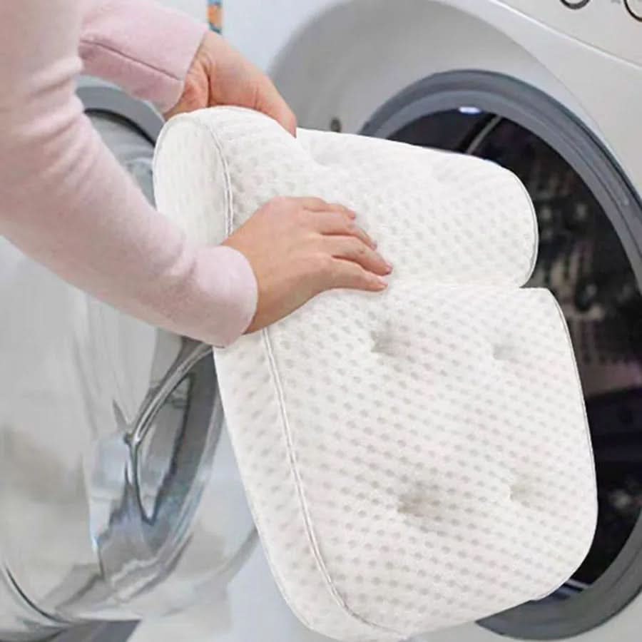 Almofada de banho ergonómica ZenNest ErgoRelax — apoio ergonómico para o pescoço e as costas