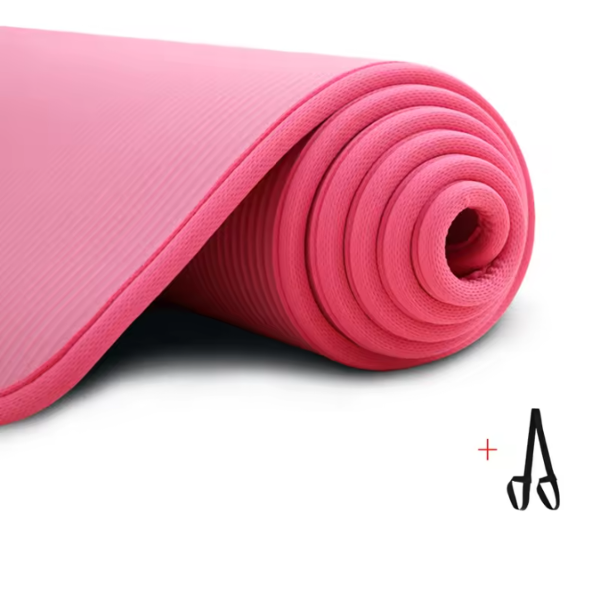 CalmFlex extra tjock halkfri yogamatta — dämpat grepp