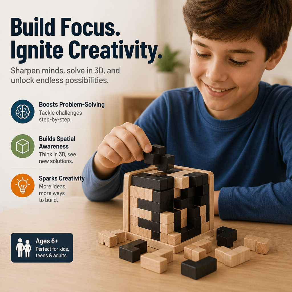 NeuroCraft MindCube | Unlock Laser Focus and Ignite Your Creative Genius | livraina