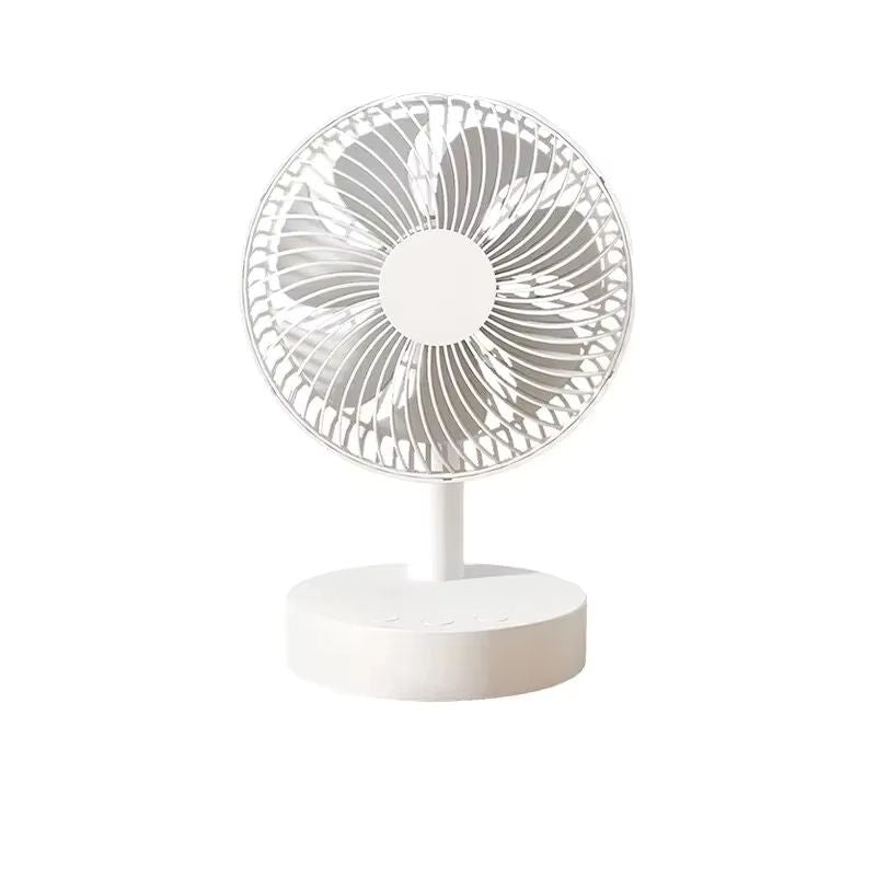 AeroNest fehér asztali ventilátor — 4 sebességfokozatú, csendes légáramlás, levehető burkolat